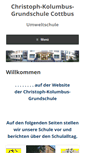 Mobile Screenshot of kolumbus-grundschule.de